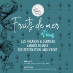 soiree fruits de mer et vins les nenettes du vin